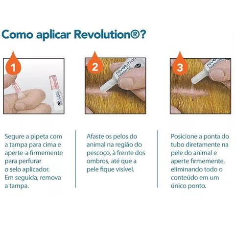 Imagem de Anti Pulgas Revolution 30 Mg de 2,6 A 5 Kg Com 3 Pipetas